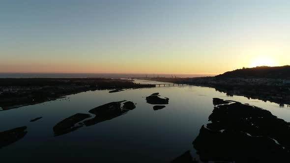 Lake at Sunset