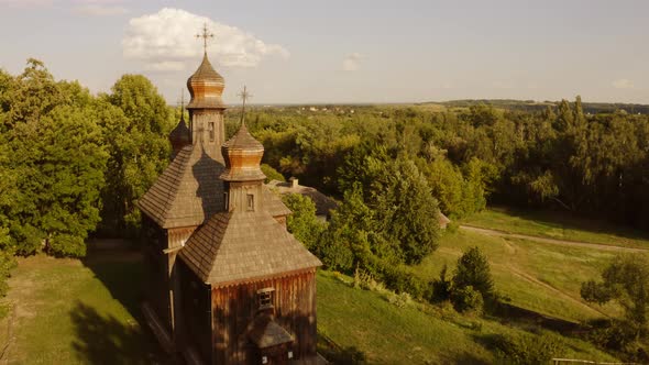 Traditional Orhtodox Wooden Church