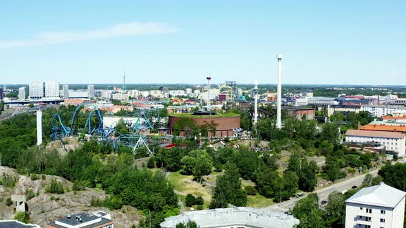 Helsinki Holiday Amusement Park Drone