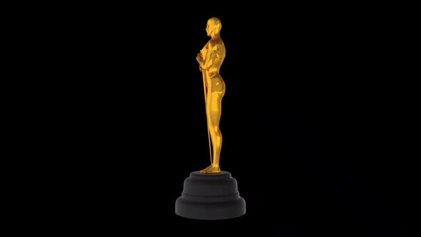 Golden Award Oscar Figure