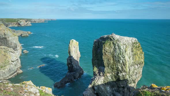 Wales green bridge coast pembrokeshire nature timelpase