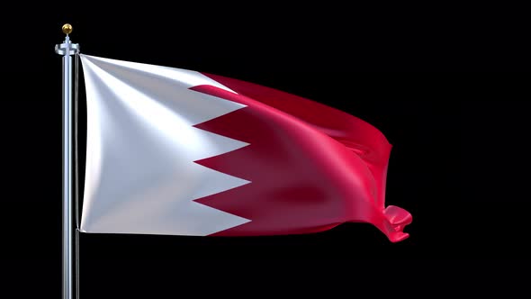 Bahrain Waving Flag