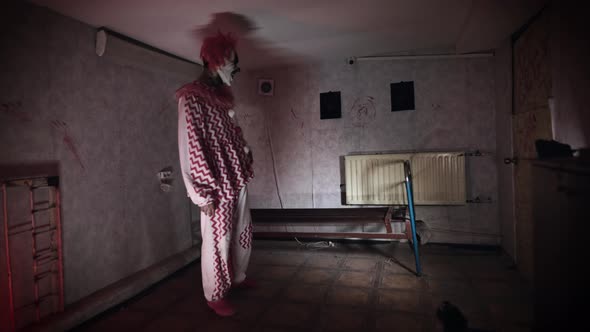 A Scary Clown with Supernatural Abilities Has the Ability to Telekinesis