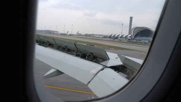 Airplanes in Suvarnabhumi Airport