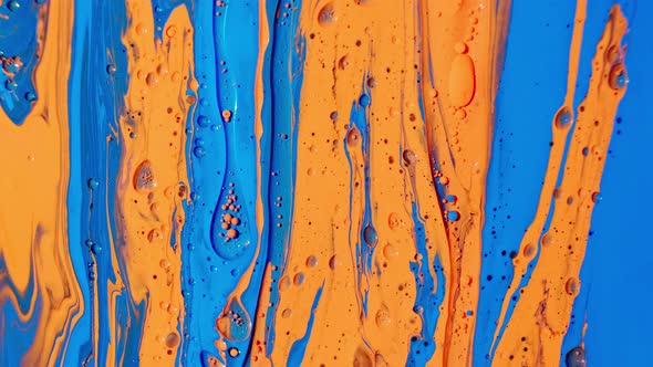 Colorful Static Footage. Blue and Red Paint Dissolve in a Solvent. Can Be Used As a Background