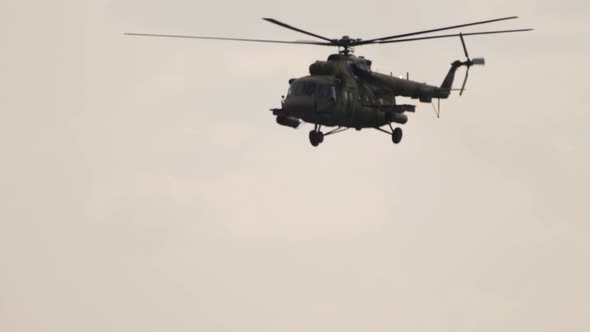 Military Helicopter Landing