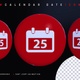 Calendar date icon - VideoHive Item for Sale