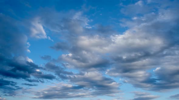 Blue Sky Clouds Timelapse