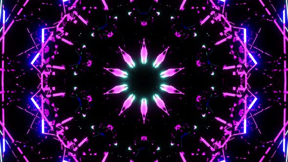 Lilac Kaleidoscope 4K