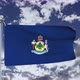 Maine Flag Waving 4k - VideoHive Item for Sale