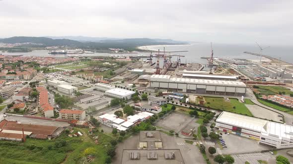 Construction of a Boat at the Shipyard