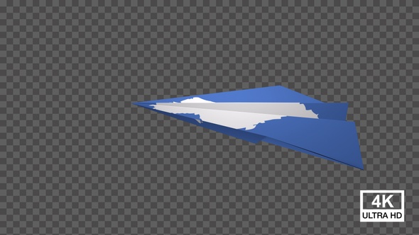 Paper Airplane Of Antarctica Flag V2