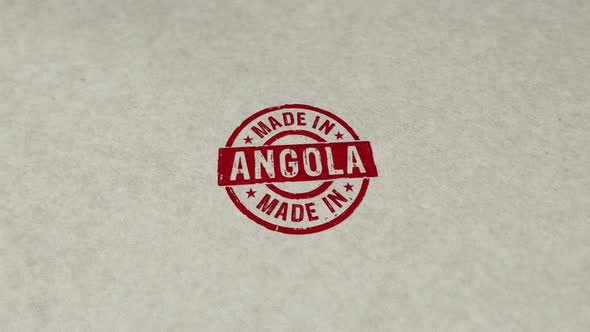 Made in Angola stamp and stamping loop