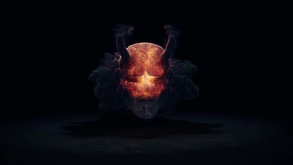 Demon's Burning Head Freezes alt