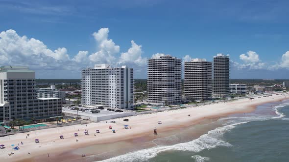 Aerial View of Daytona Beach, Florida