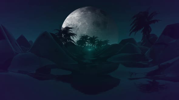 Big Moon Background