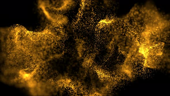 Abstract Particles Animation 4K