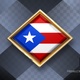Puerto Rico Flag Rotating Badge 4K Looping with Transparent Background - VideoHive Item for Sale