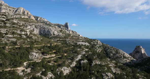 The Cassis bay, Provence, France