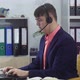 A Call Center Employee Gives Advice On A Hotline - VideoHive Item for Sale