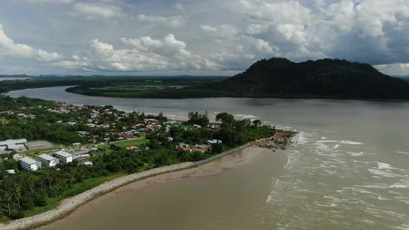 The Beaches at the most southern part of Borneo Island