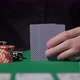 Gamer Person Playing Poker in Casino - VideoHive Item for Sale