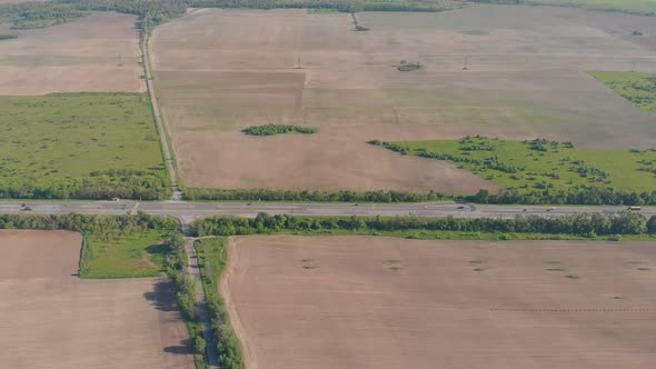 Country Highway Aerial