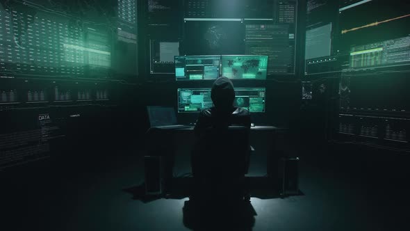 Alone Hacker in Dark Space