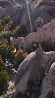 Cappadocia Landscape Aerial View