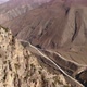 Aerial View of the Mountain Road in the Gorge - VideoHive Item for Sale
