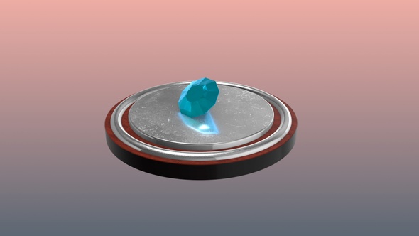 3D diamond animation