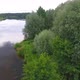 Drone Shot of Neman River in the Summer - VideoHive Item for Sale