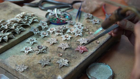 Handmade Silver Jewelry Production