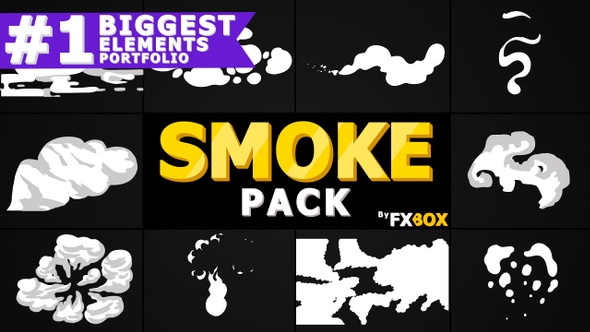 Dynamic Smoke Elements Pack | Motion Graphics Pack