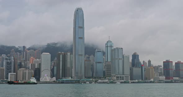 Victoria harbour, Hong Kong