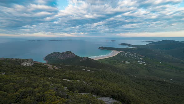 Mt Oberon, Tidal River, Wilson's Promontory National Park, Victoria, Australia 4K Timelapse