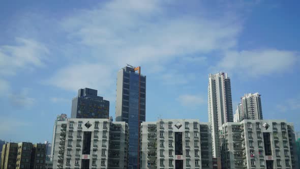 Hongkong sky timelapse at mongkok