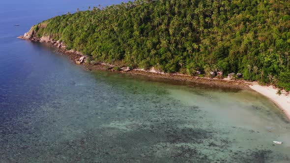 Salad Beach or Haad Salad in Koh Phangan Thailand