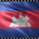 Cambodia Waving Flag Looped - VideoHive Item for Sale