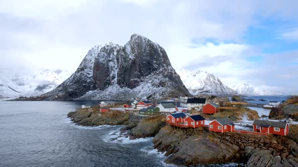 Hamnoy Village on Lofoten Islands, Norway