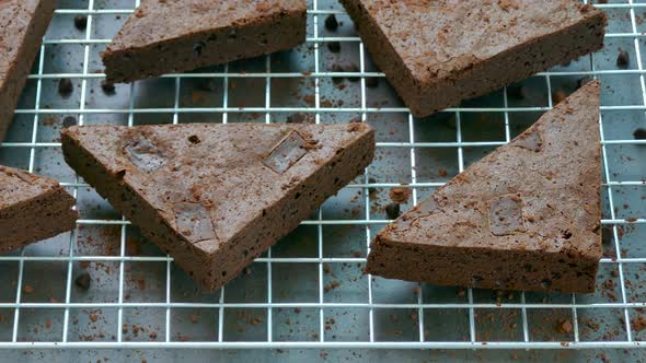 Sweet dessert chocolate brownie cake