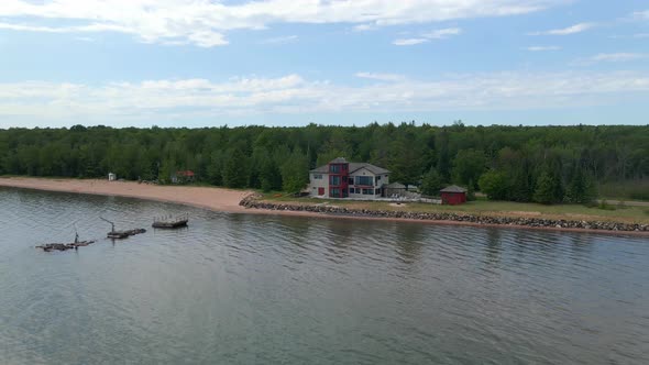 beautiful vacation Home by the Lake in Madeline Island Lake Superior Wisconsin