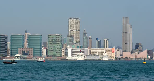 Victoria Harbor, Hong Kong skyline