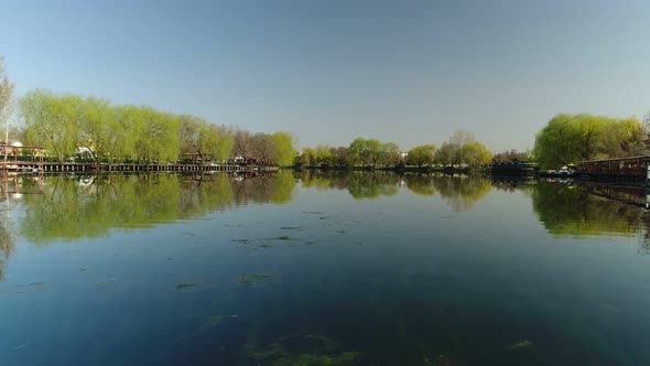 Nature Flying Over River