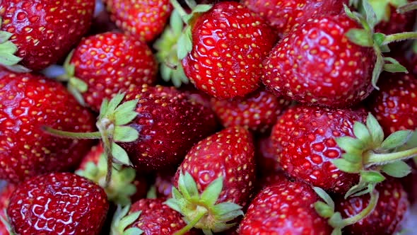 Fresh Fruits Appetizing and Beautiful Strawberries As Food Background. Organic Healthy Ripe