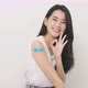 Asian Woman Shows OK Sign And  Bandage On Arm. Happy Asian Woman Feels Good After Received Vaccine. - VideoHive Item for Sale