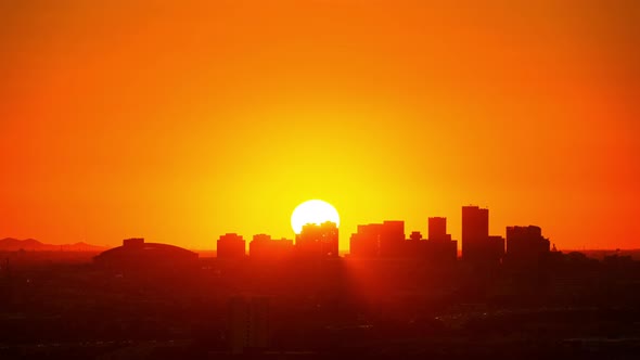 Phoenix Arizona Skyline Sunset