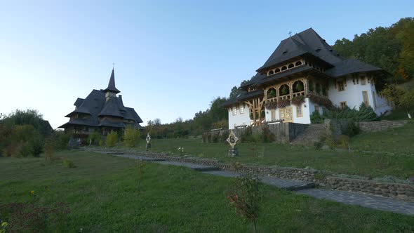 Priory and nuns house at Barsana Monastery