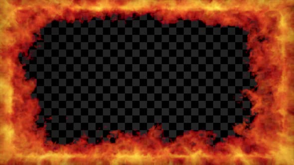 Rectangular Fire Frame alt