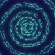 A spiral of blue luminous particles - VideoHive Item for Sale